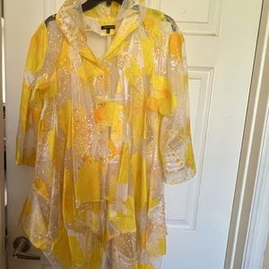 💛🧡🤍Samuel Dong avant-garde jacket.  Fun to wear. Rare find. Size L